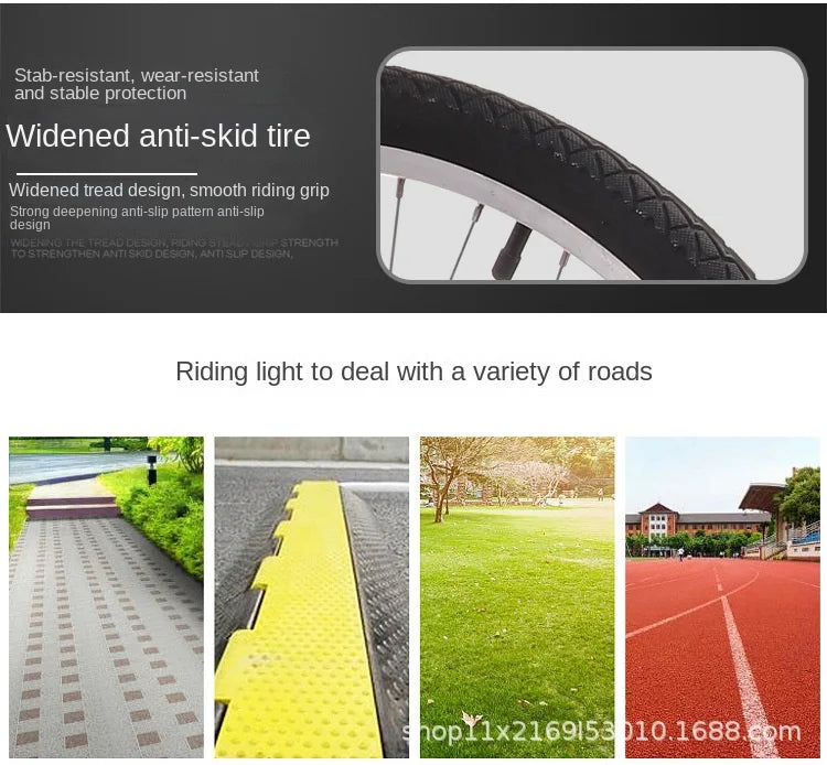 Women's Bicycle Women's 24 Inch Lightweight Commuting Bike Men's Ordinary Adult Student City Lady Commuter Bike Pedal Bike