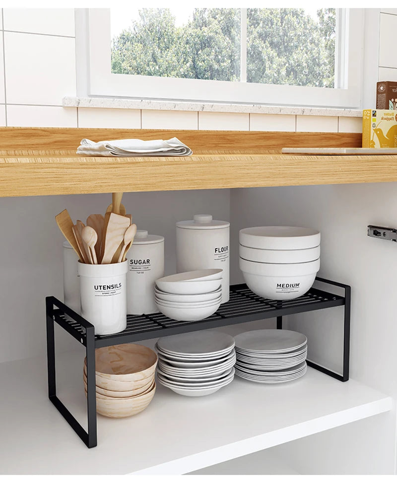 Kitchen Kitchenware Cutlery Plates Dishes Storage Rack Cabinet Over Sink Tableware Bowl Utensils Drying Shelf Drainer Organizer