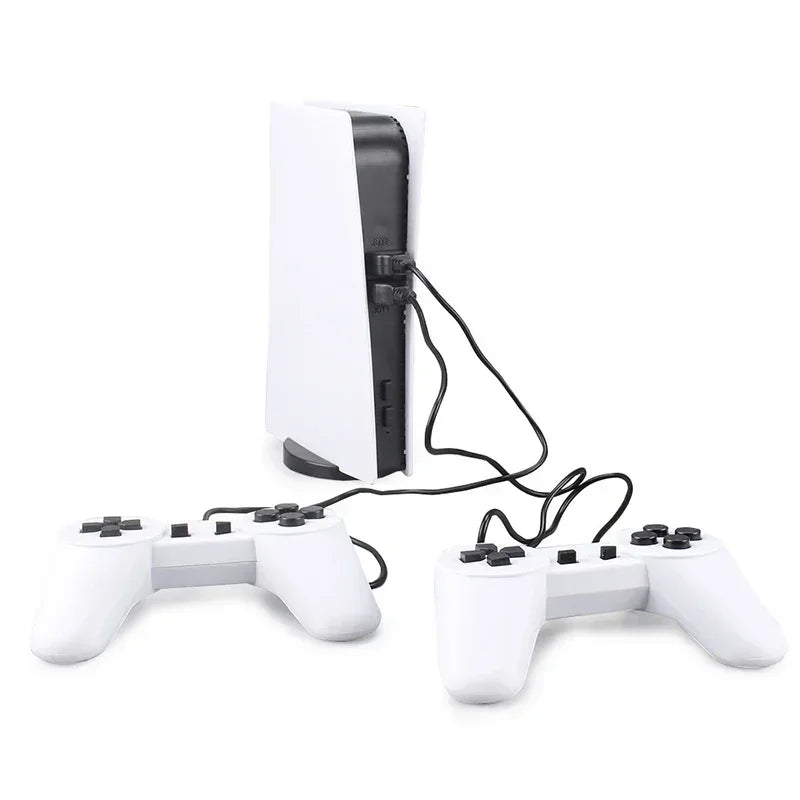 GS5 Pro Video Game Console com 620 Jogos Clássicos, 8 Bit TV, Handheld, USB, 2 Gaming Player com fio, Saída AV, 