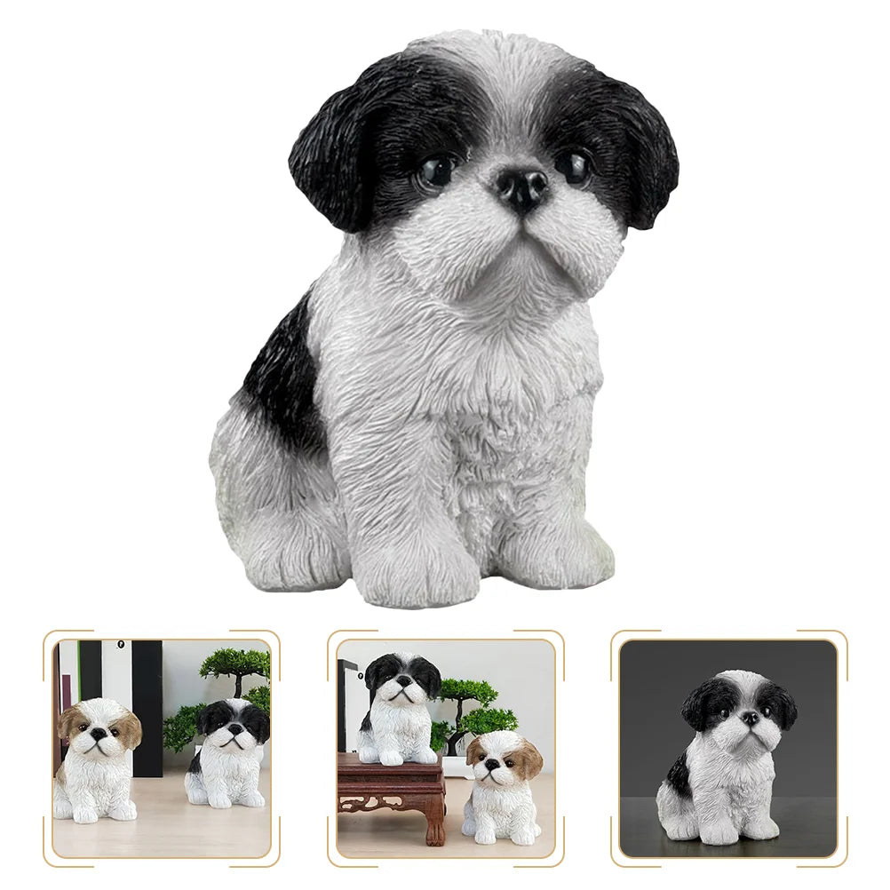 Ornaments Resin Craft Decor Decorations Desktop Dog Adornment Creative Exquisite
