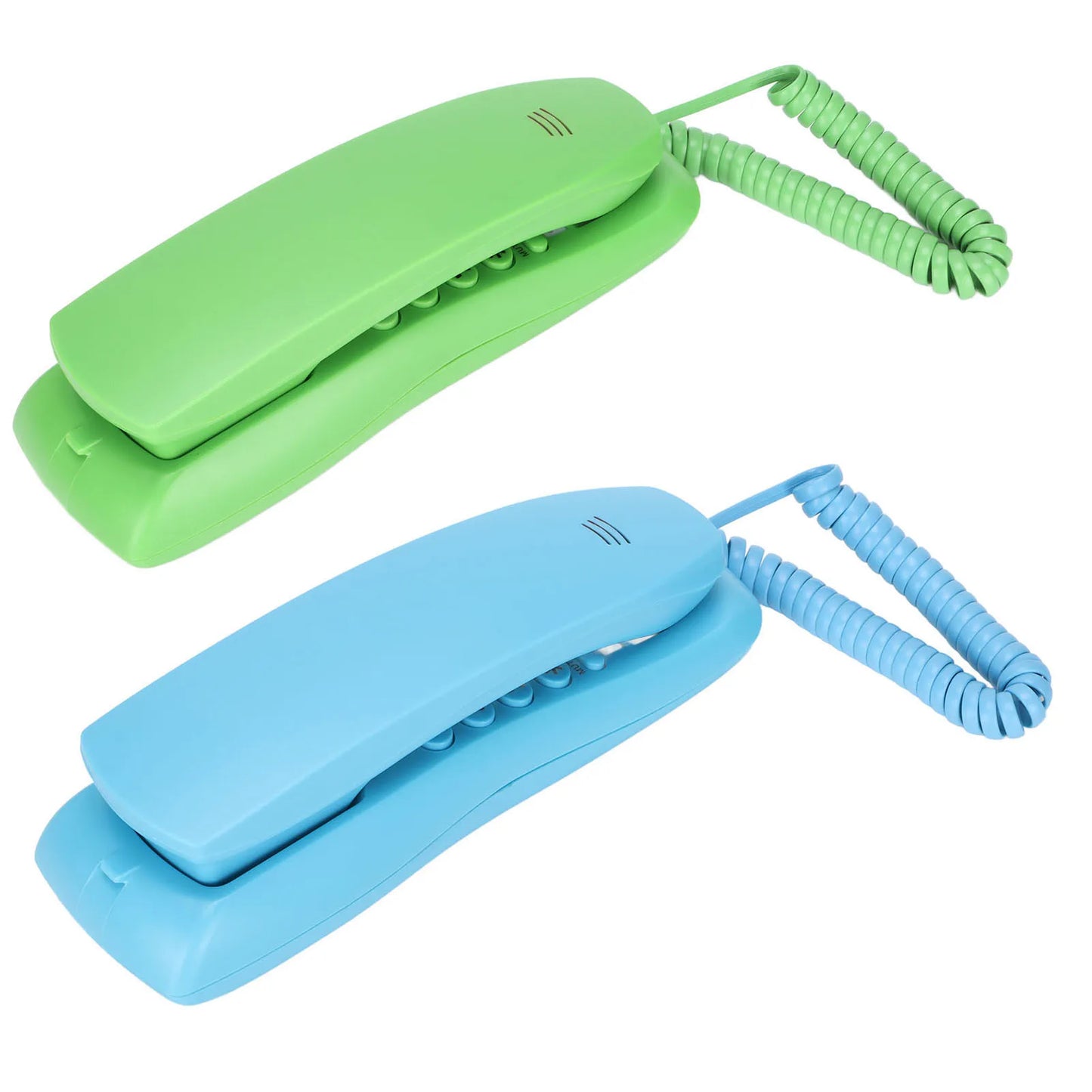 Landline Phone Wall Mountable Telephone Desktop Fixed Wired Phones with Mute Pause Function for Office Home Hotel Phone