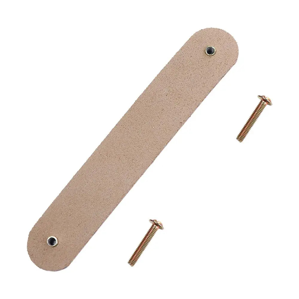 Children's Furniture Environmentally Kitchen Wardrobe Cabinet Hardware Leather Handle Door Pulls Furniture Knobs Drawer Handle