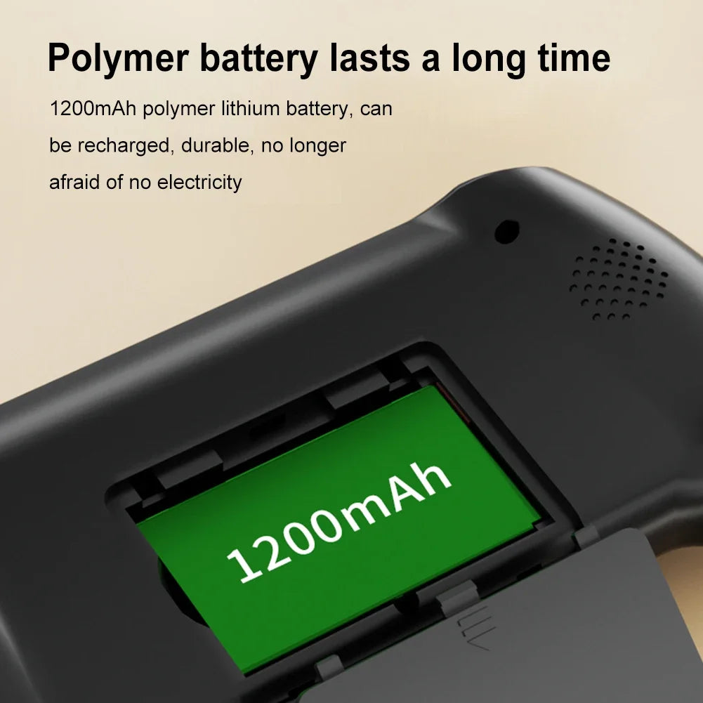 Gaming Console 3.5inch LCD Screen Built-in 500 Games Nostalgic Game Console TV Connect Video Game Console 1200mAh for 2 Players