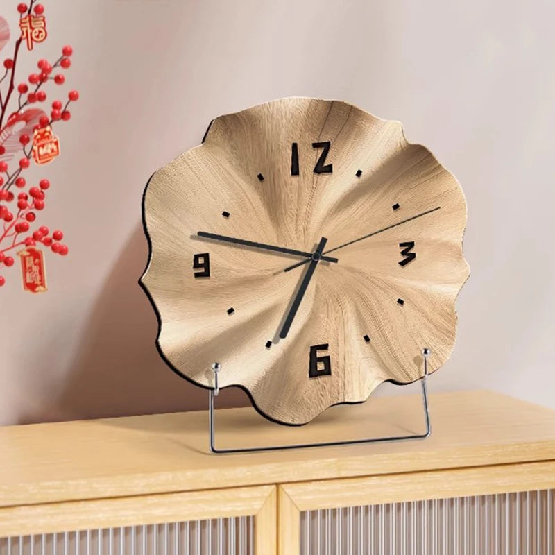 Desktop Clock Modern Bedroom Living Room Silent Table Clock Nordic Interior Luxury Unique Office Desk Clocks Home Decoration