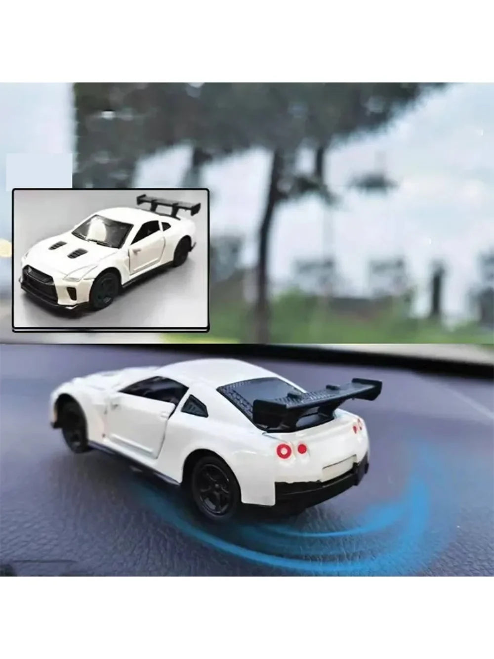 Car Individuality Center Console Decoration Sports Car Drift Rotating Car Decor Auto DashboardTurning Racing Model Decoration