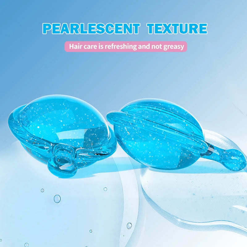Hair Care Capsules Repairing Keratin Complex Serum Oil Frizzy Hair Moisturizing Hair Oil Smoothing Nourishing Hair Care Essence