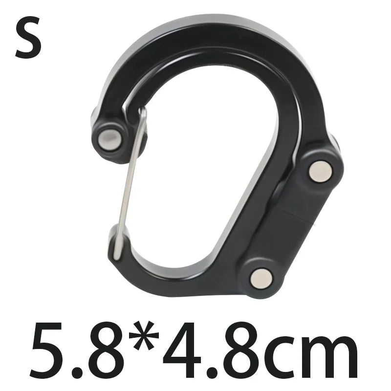 Camping Hybrid Gear Clip - Multifunctional Hybrid Gear Clip,360 Degree Swivel Hook,Strong Buckle,Camping Hiking Backpack Outdoor