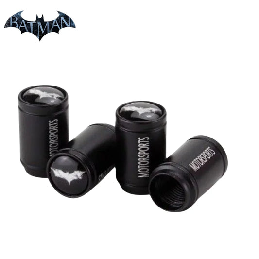 Batman Captain America Peripherals Creative Personality Car Tyres Valve Core Caps Aluminium Alloy Matte Valve Cap Decorations