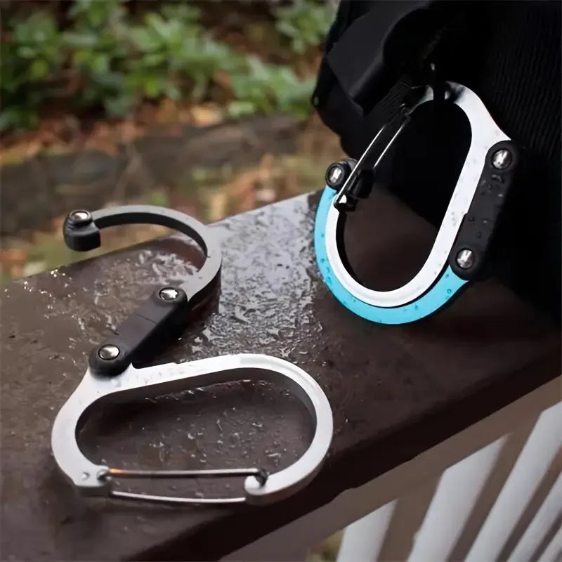 Camping Hybrid Gear Clip - Multifunctional Hybrid Gear Clip,360 Degree Swivel Hook,Strong Buckle,Camping Hiking Backpack Outdoor