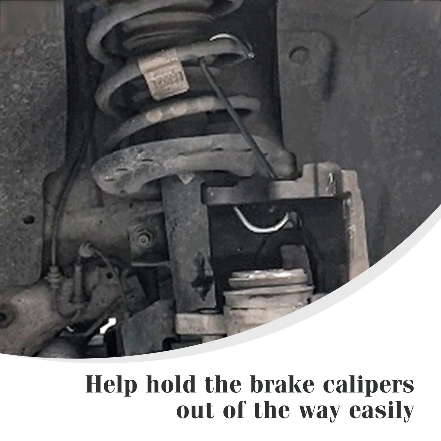 Car Caliper S Shape Hanger Hooks Suspension Disc Service Brake Pad Replacement Parts Help Compress Piston Repair Tool for Auto