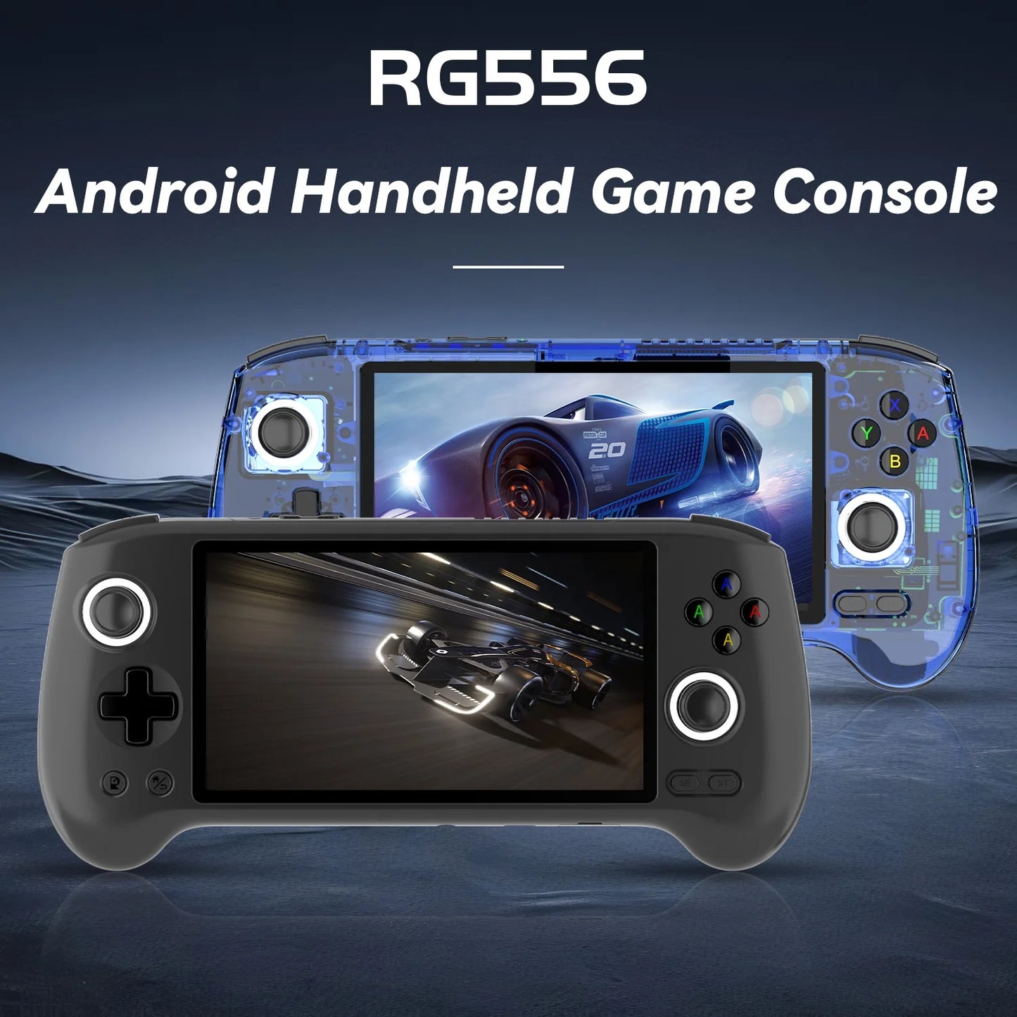 Portable Gaming Consoles Android 13 AMOLED Touch Screen Hall Effect Joysticks Handheld Game Player 5G Wifi BT5.0