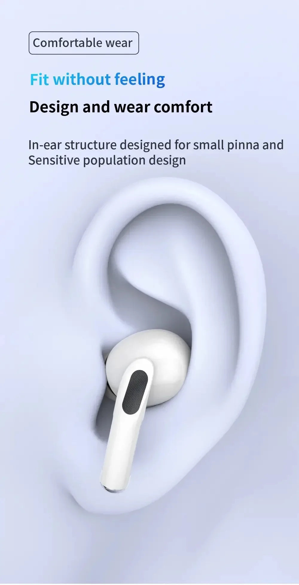 Hot sales Air Pro True Wireless Bluetooth Earphones Headphones HiFi Sound Low Latency Noise Reduction Earbuds for IPhone Android