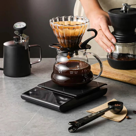 Electronic scales household small weighing 3kg/0.1g multifunctional kitchen scales coffee scales portable high-precision scales