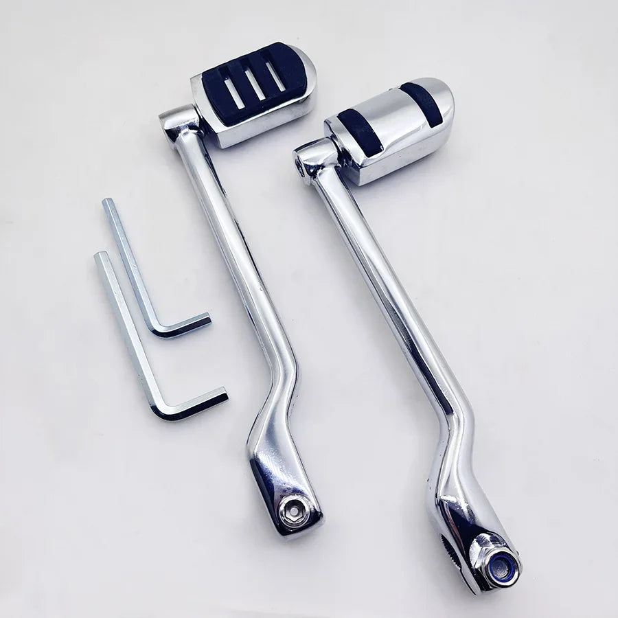 Front Rear Motorcycle Gear Heel Toe Shift Pegs Levers For Harley Davidson FL Softail Touring Road King Road Street Electra Glide
