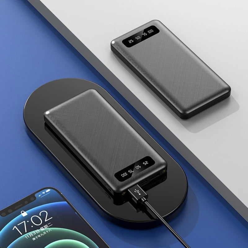 200000mAh Power Bank 120W Super Fast Charge Large Capacity Portable External Battery With LED Digital Display For Phones 2025