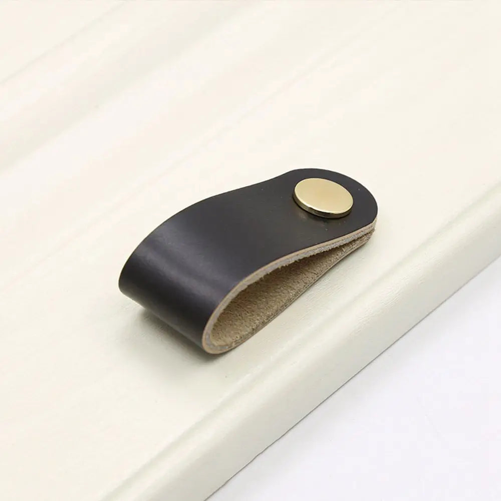 Children's Furniture Environmentally Kitchen Wardrobe Cabinet Hardware Leather Handle Door Pulls Furniture Knobs Drawer Handle