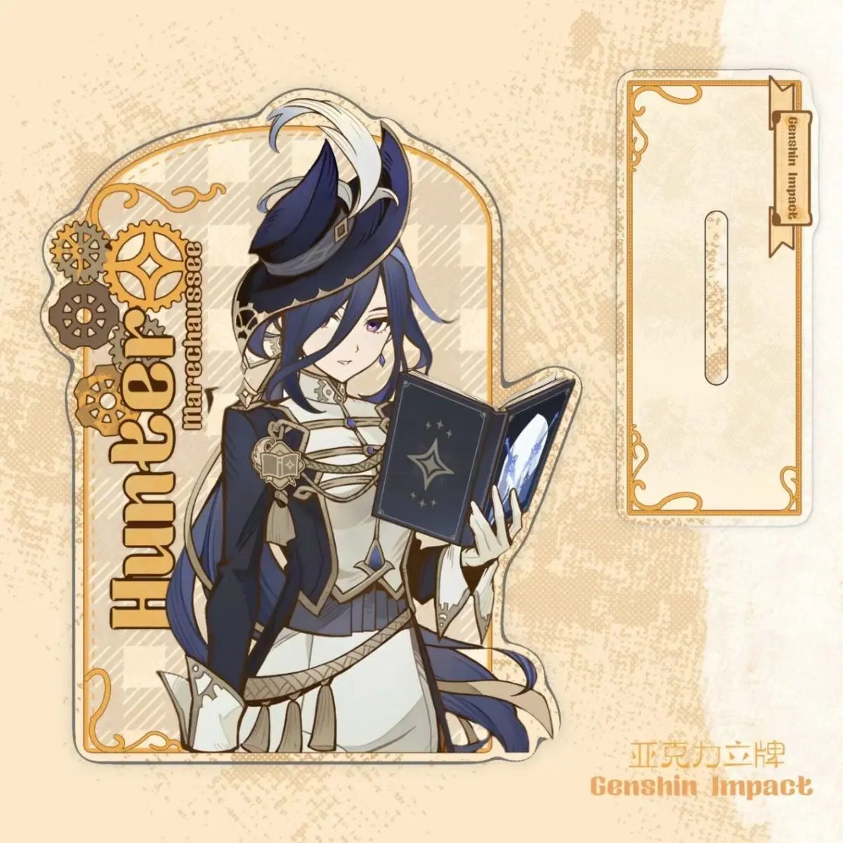 Game Periphery Yuanshen Genshin Impact Mihoyo Furina Clorinde Lyney Marechaussee Hunter Desktop Ornaments Acrylic Standing Card