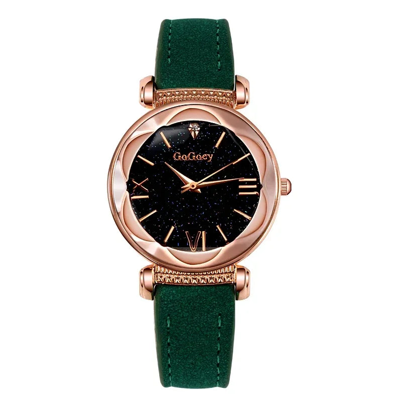 Women Watches Watch for Women Ladies Starry Sky Quartz Wristwatch  Montre Femme Reloj Mujer Horloges Vrouwen Relógio Clocks