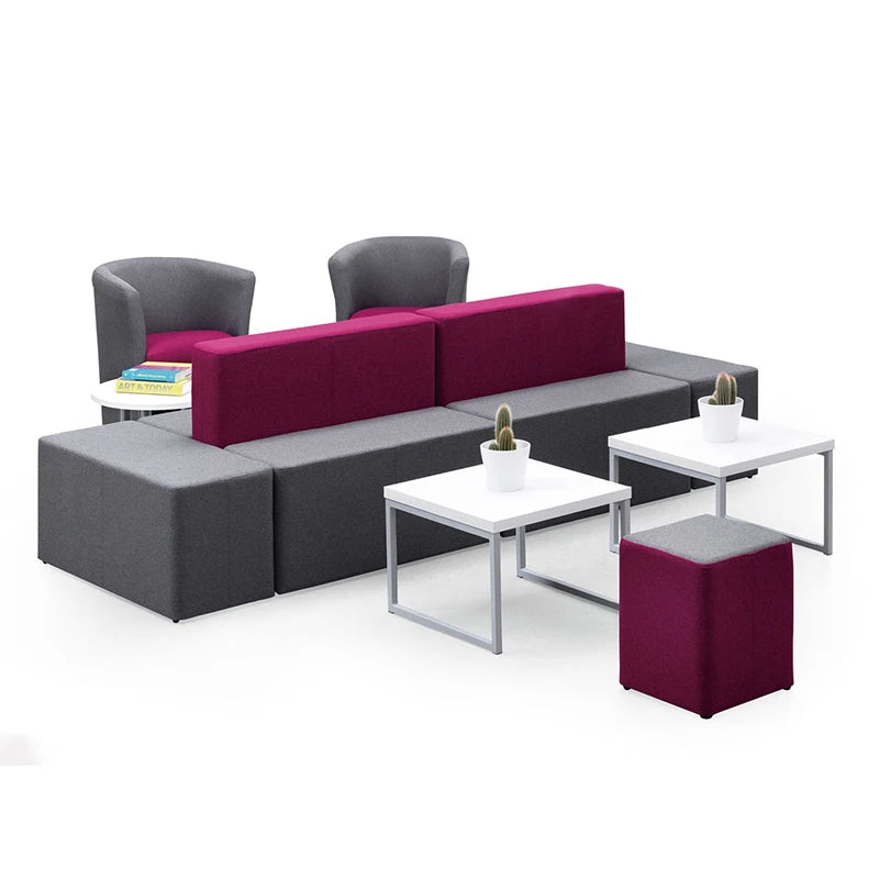 Factory Price Library Lobby Lounge Furniture Public Waiting Reception Area Modern Office Sofa