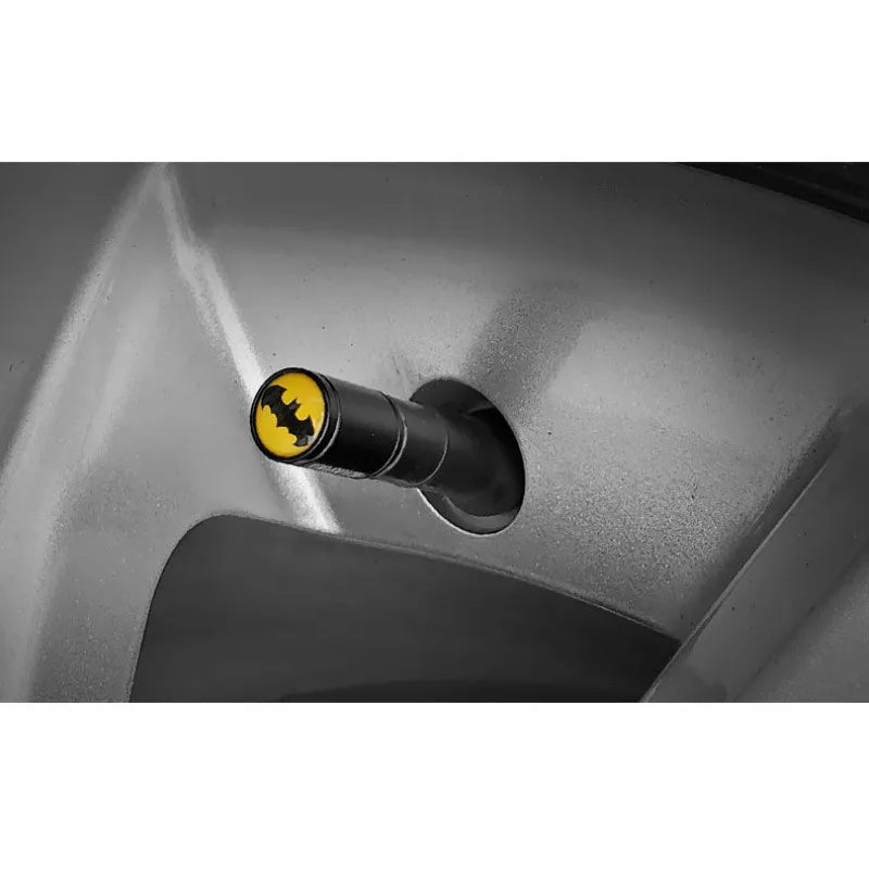 Batman Captain America Peripherals Creative Personality Car Tyres Valve Core Caps Aluminium Alloy Matte Valve Cap Decorations