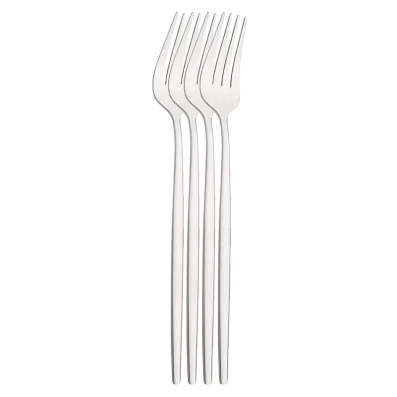 ABKW-Kitchen Tableware Silverware 20Pcs Silver Dinnerware Set Stainless Steel Dinner Cutlery Set Steak Knife Fruit Fork Spoon