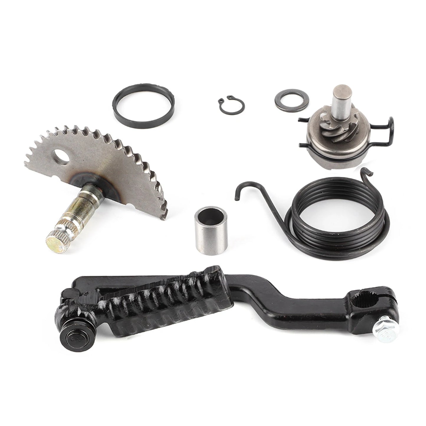 Motorcycle Starter Lever Shaft Gear Assembly Kit Replacement For GY6 49CC 50CC 80CC 100CC Scooter Motorcycles Accessories