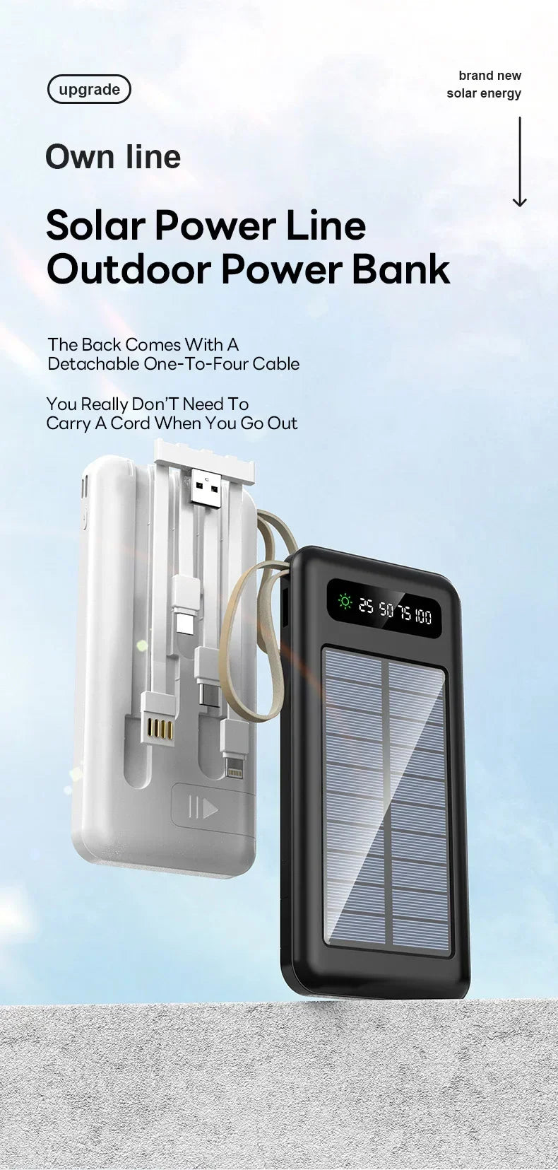 20000mAh Power Bank Super Fast Charging Powerbanks Portable External Battery Pack for IPhone for Huawei for Xiaomi Cell Phone
