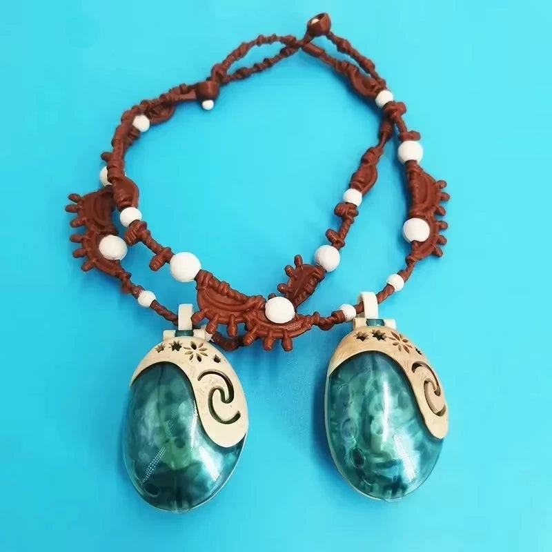 New Moana Cartoon Animation Peripheral Creative Music Necklace Toys Accessories Children's Personalized Holiday Gifts Wholesale