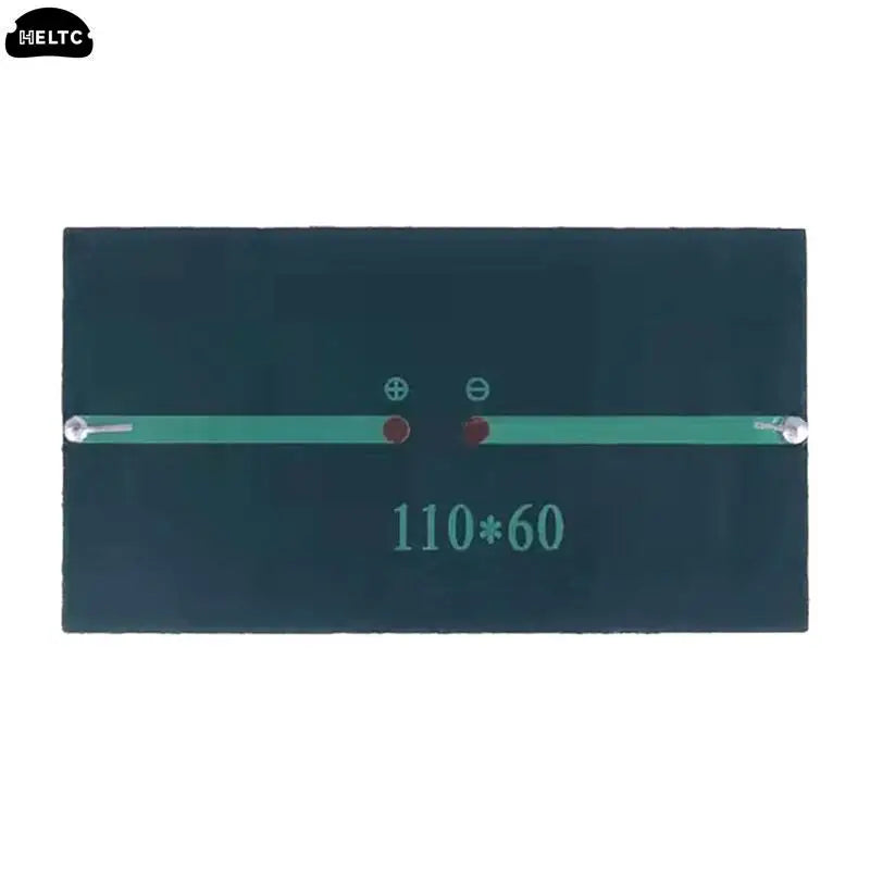 Smart Electronics Solar Panel 1W 5V Electronic DIY Small Solar Panel For Cellular Phone Charger Home Light Toy 60x110mm