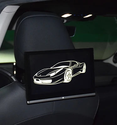 13.3 Inch 4K Screen Smart TV Rear Seat Entertainment Player Car Headrest Monitor Automotive Multimedia For Car 8 Core Android 12