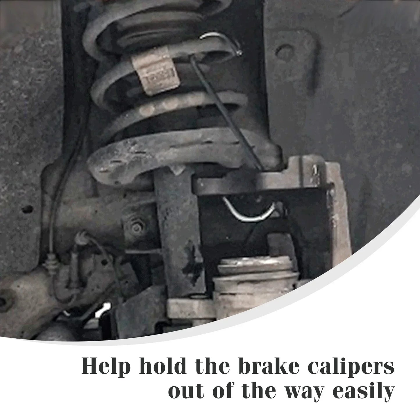 Car Caliper S Shape Hanger Hooks Suspension Disc Service Brake Pad Replacement Parts Help Compress Piston Repair Tool for Auto