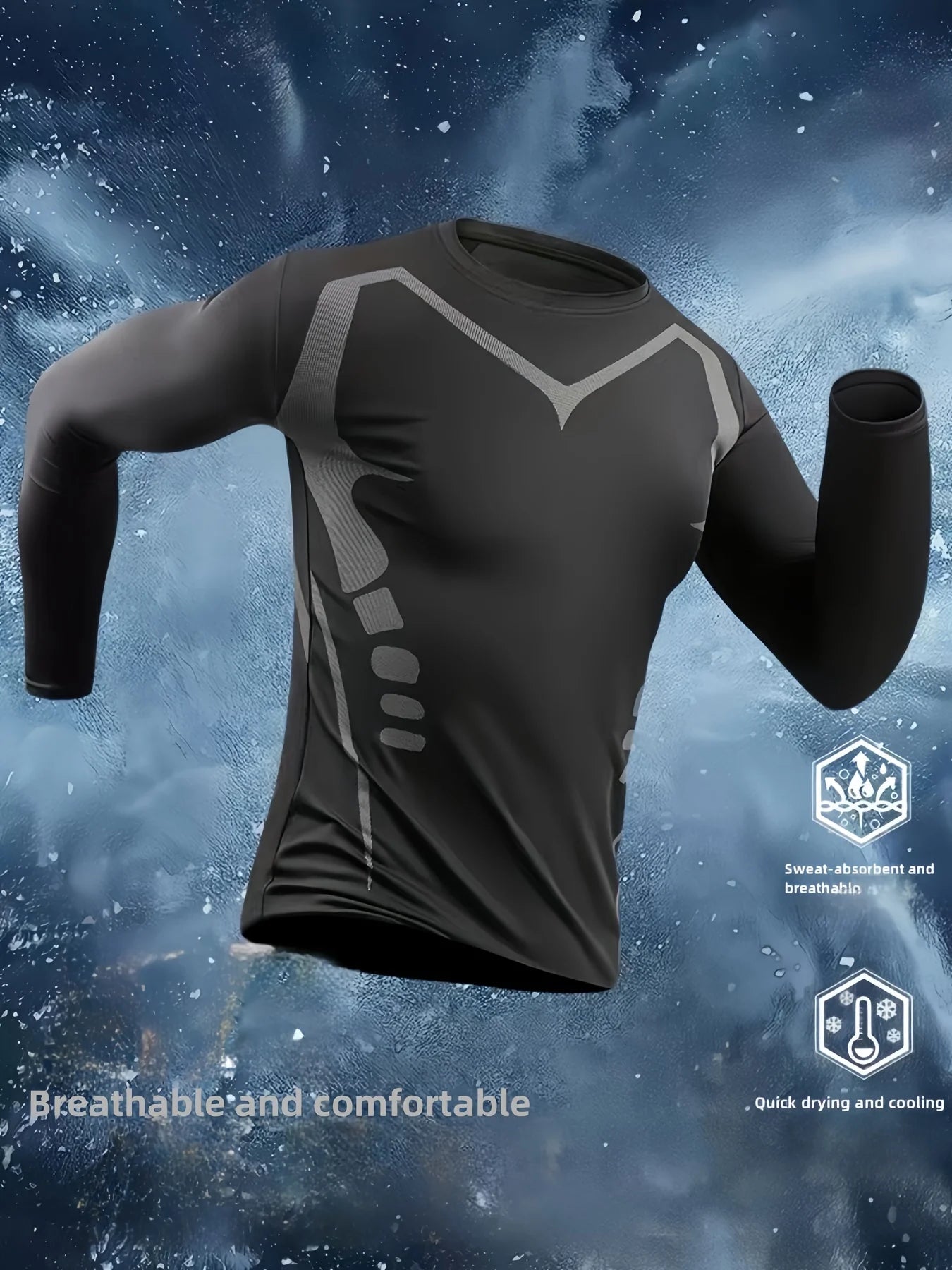 Fitness basketball as the base training, running, elastic, tight-fitting exercises, compression clothes for men。