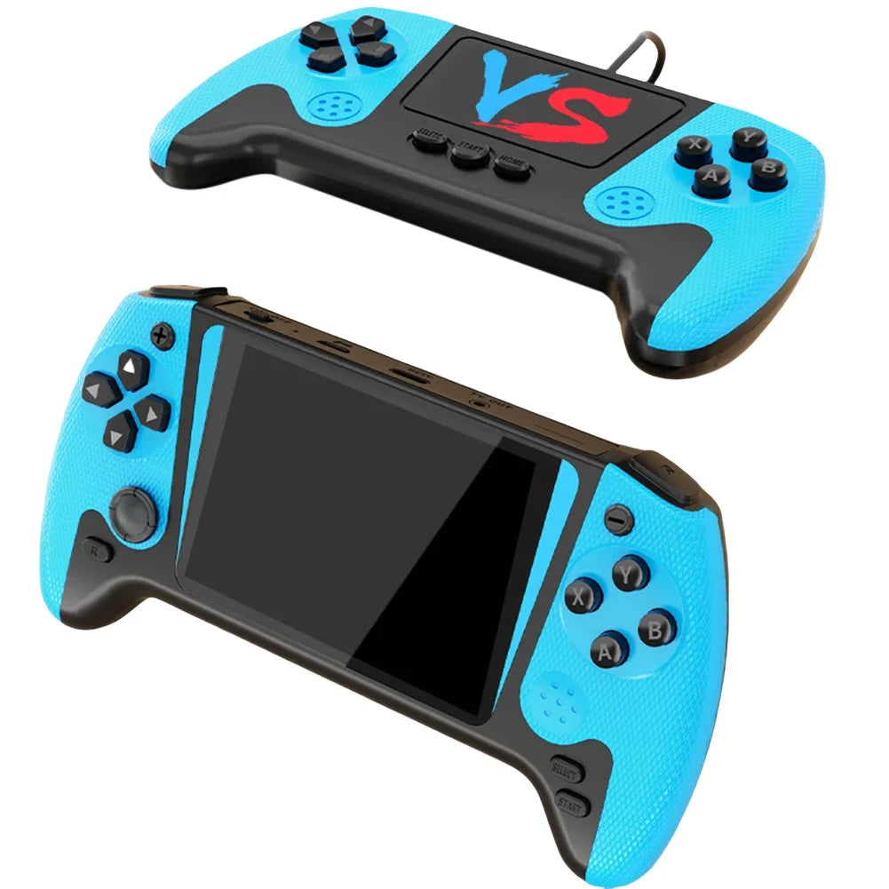 Gaming Console 3.5inch LCD Screen Built-in 500 Games Nostalgic Game Console TV Connect Video Game Console 1200mAh for 2 Players