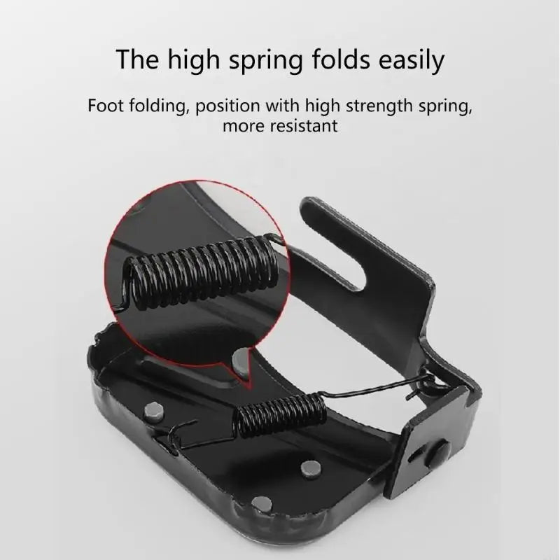 1 Pair of Bike Rear Pedals Folding Bike Pegs Footrest Steel Foot Peg Kids Bikes