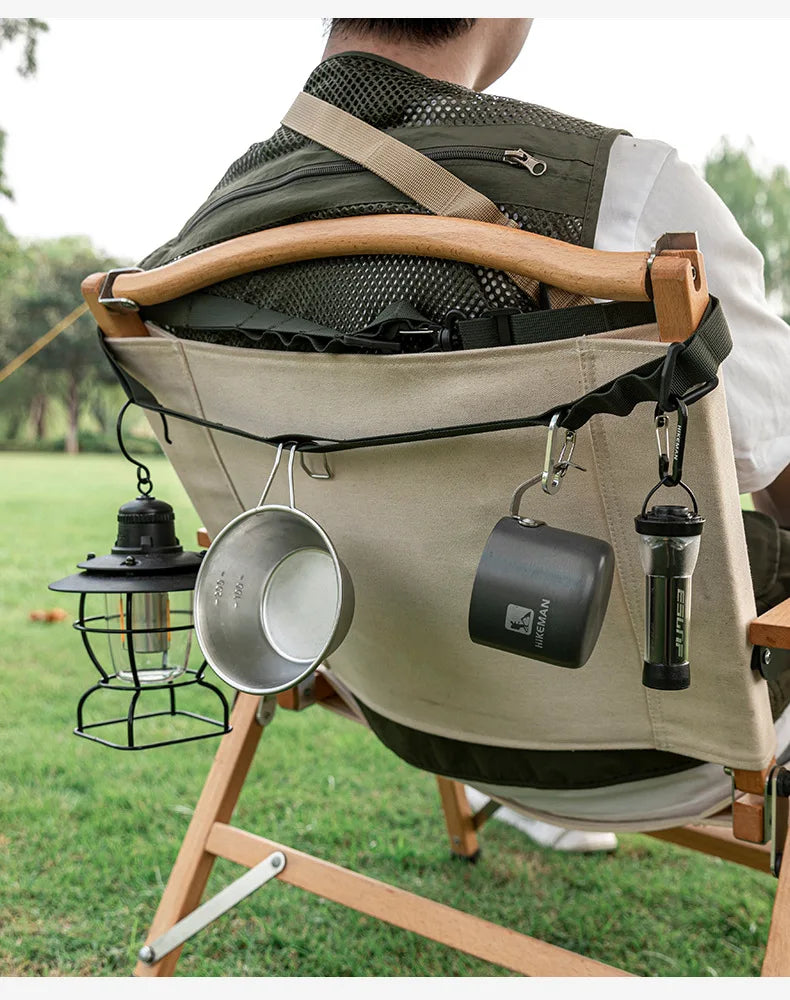 HIKEMAN Adjustable Multi-Functional Strap Heavy-Duty Camping Gear for Tarp Clothesline & Shoulder Carry (Lightweight & Tactical)