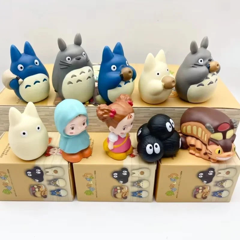 New Hot Anime Cartoon Peripheral Blind Box Trendy Toy Figurine Office Desk Bedroom Bedside Table Decor Students Birthday Gifts