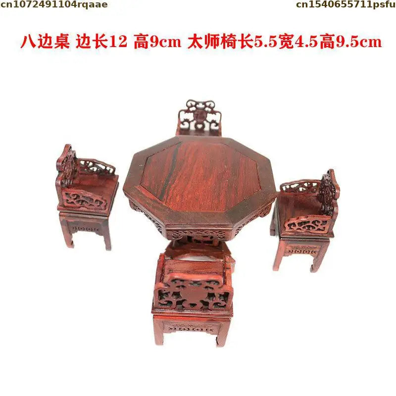 Mini Furniture Models Miniature Antique Rosewood Ornaments Chinese Handicrafts Doll Houses Photographed Scene Props