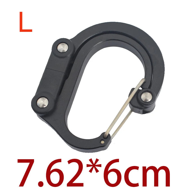 Camping Hybrid Gear Clip - Multifunctional Hybrid Gear Clip,360 Degree Swivel Hook,Strong Buckle,Camping Hiking Backpack Outdoor