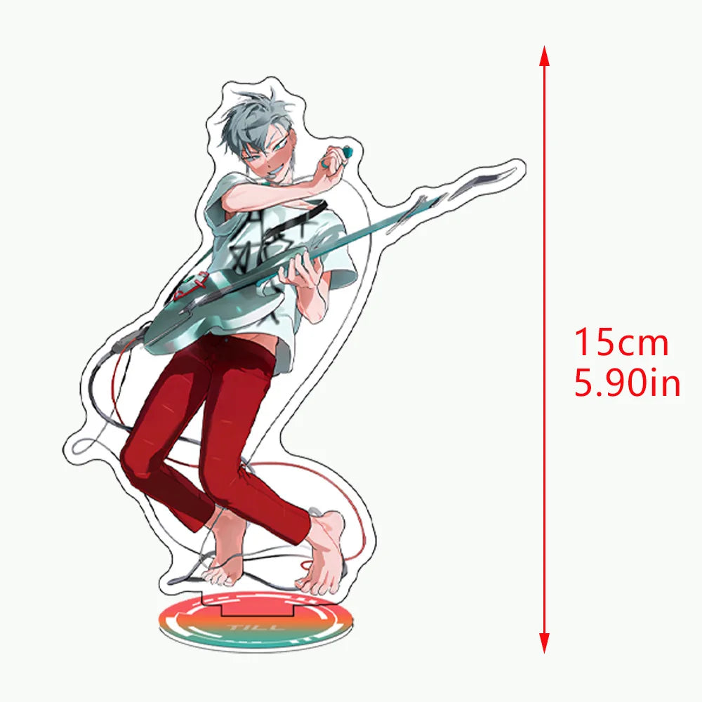 Alien Stage Japanese Anime Peripherals Acrylic Stand Collectible Desk Ornaments Creative Birthday Gift for Boyfriend Boy Toy