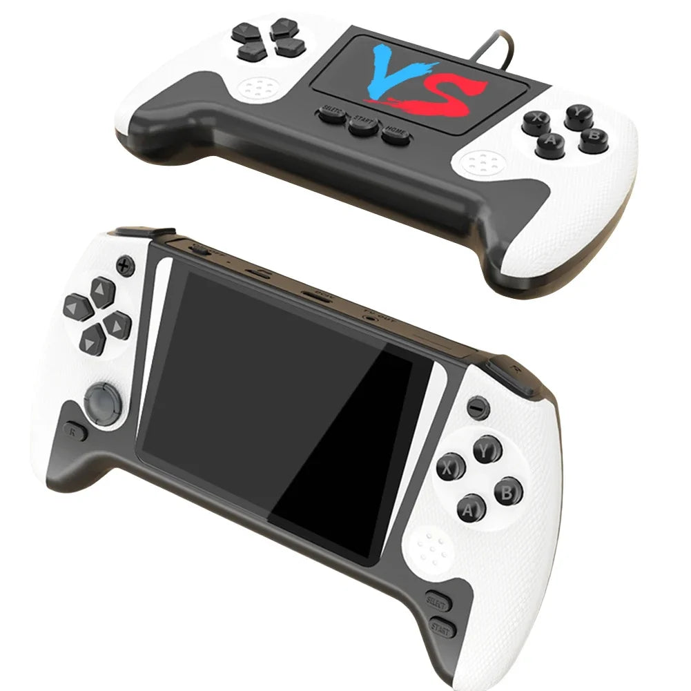 Gaming Console 3.5inch LCD Screen Built-in 500 Games Nostalgic Game Console TV Connect Video Game Console 1200mAh for 2 Players