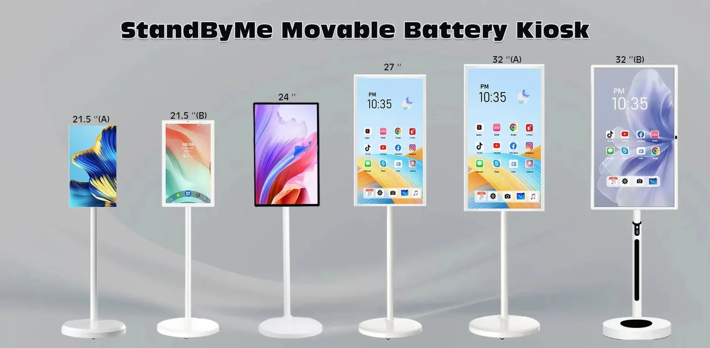 24 Portable TV, Customizable Screen, Wireless Projection Screen, Smart Screen, Fitness,Entertainment Friend Machine Live Stream