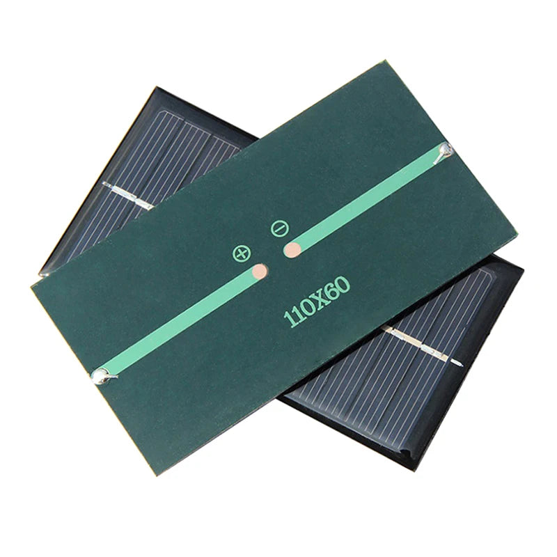 Smart Electronics Solar Panel 1W 5V Electronic DIY Small Solar Panel For Cellular Phone Charger Home Light Toy 60x110mm