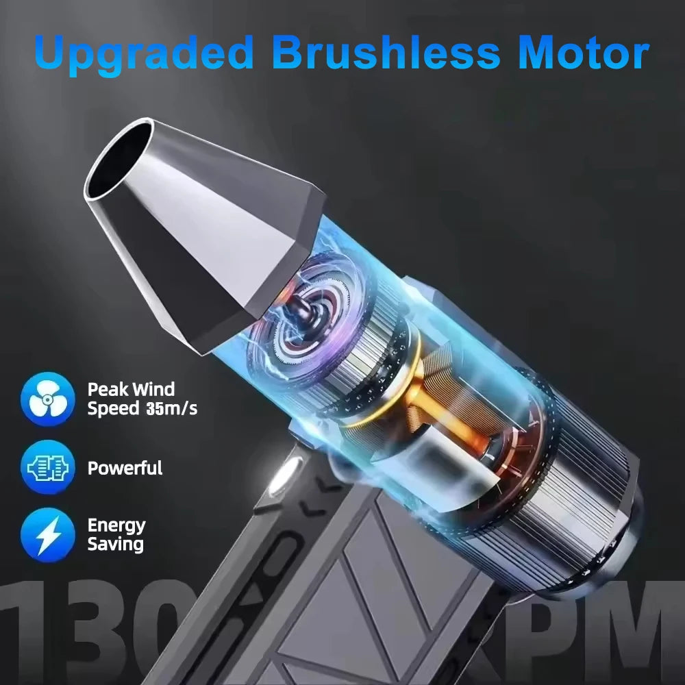 Outdoor Barbecue Fan Electric Air Blower Portable BBQ Grill Fire Bellows Tool Barbecue Blower Picnic Camping Equipment