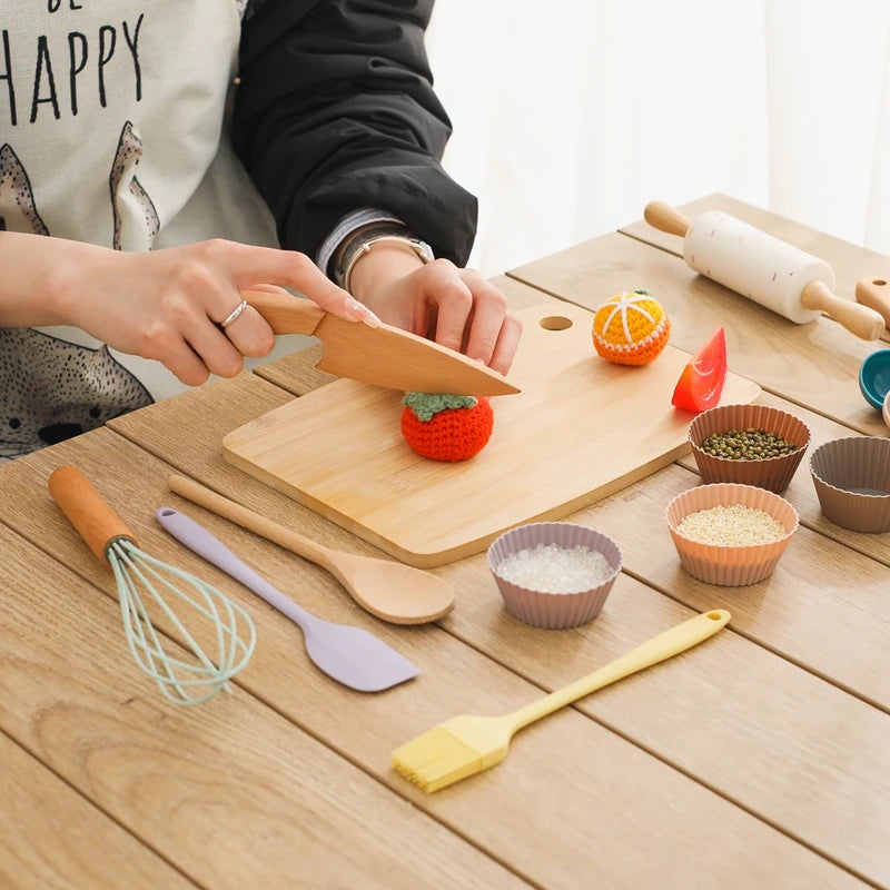 Wooden Baby Toys Simulation Cosmetics Set Pretend Makeup Toys Girls Playing House Game Children Early Education Montessori Toys