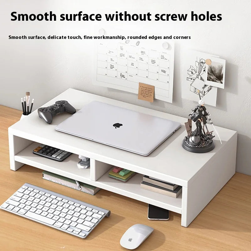 Laptop height stand, desktop monitor, screen stand, base, office desktop storage rack, storage workstation
