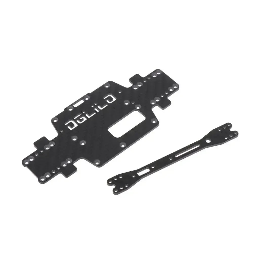 For Wltoys K969 K979 K989 K999 P929 P939 1:28 RC Car Spare Parts Upgraded Carbon Fiber Chassis Car Bottom Low Body Shell