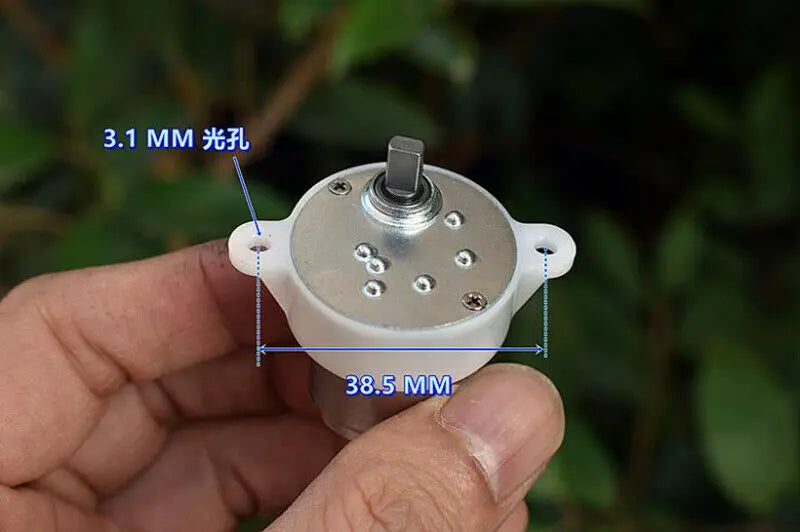 32MM 310 Gear Motor DC 3V 6V 9V 12V 54RPM Slow Speed High Torque Mini Metal Gearbox Motor