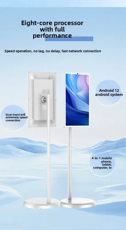 24Portable TV, Customizable Screen, Wireless Projection Screen, Smart Screen, Fitness, Live Stream, Entertainment Friend Machine