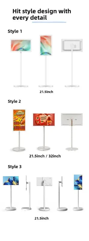 24Portable TV, Customizable Screen, Wireless Projection Screen, Smart Screen, Fitness, Live Stream, Entertainment Friend Machine