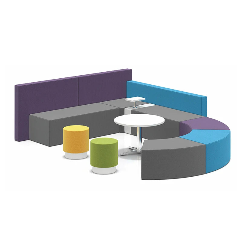 Factory Price Library Lobby Lounge Furniture Public Waiting Reception Area Modern Office Sofa